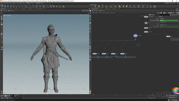 图片[3] [Ai精翻·中文朗读] Houdini Vellum模拟角色布料【暂未上传】 