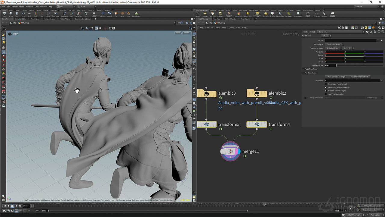 图片[10] [Ai精翻·中文朗读] Houdini Vellum模拟角色布料【暂未上传】 